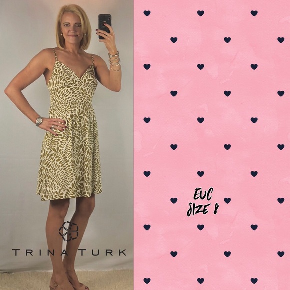 Trina Turk Los Angeles Spaghetti Strap Sun Dress 8 - Picture 3 of 6